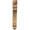 Ekena Millwork Olympic Arts & Crafts Rough Sawn Bracket, Western Red Cedar, 6"W x 34"D x 46"H BKT06X34X46OLY03RWR - alternate 4